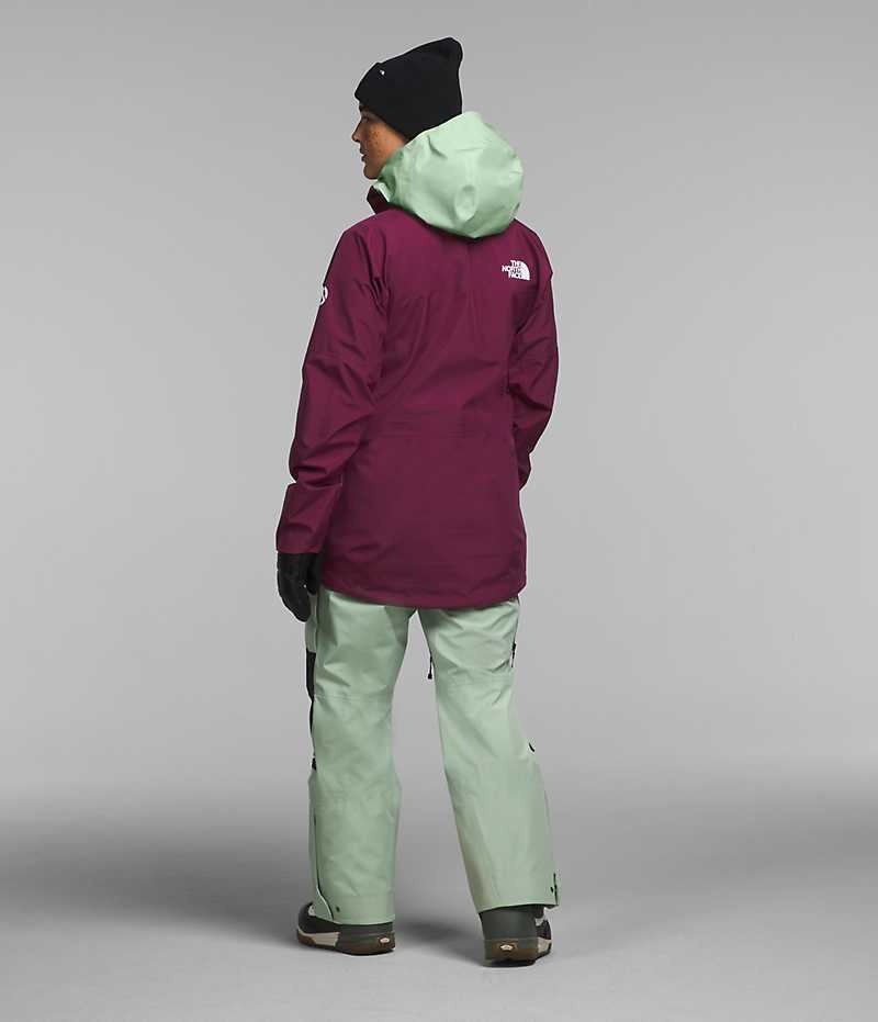 Chaquetas Aislantes The North Face Summit Series Verbier GTX Mujer Fucsia Verde Menta | CL-CXITK