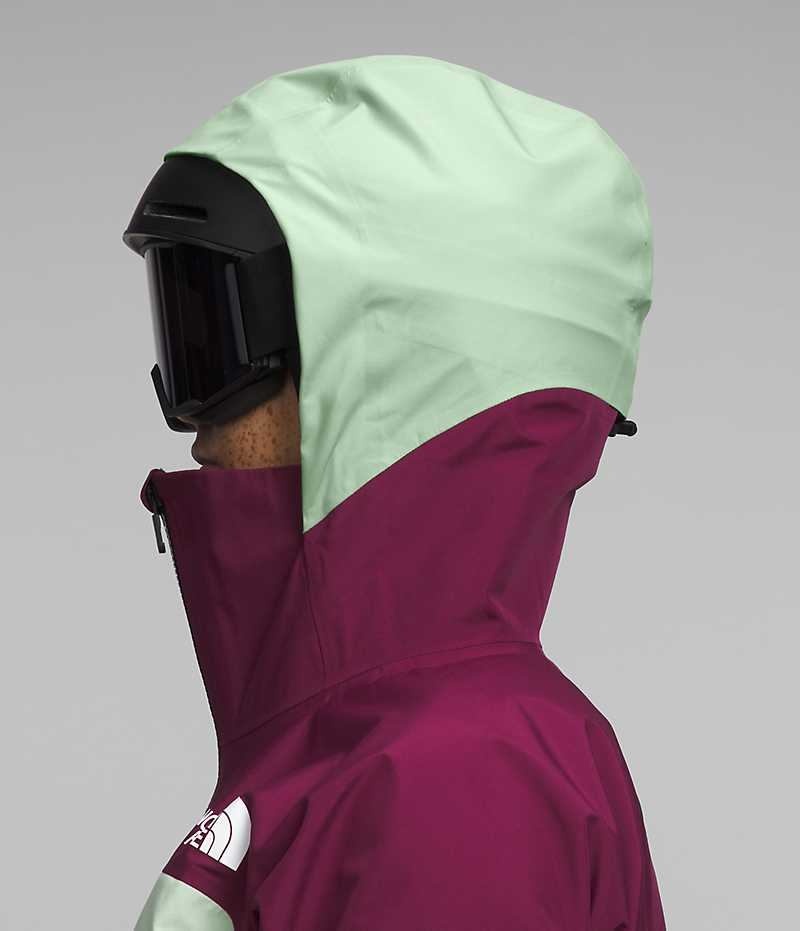 Chaquetas Aislantes The North Face Summit Series Verbier GTX Mujer Fucsia Verde Menta | CL-CXITK