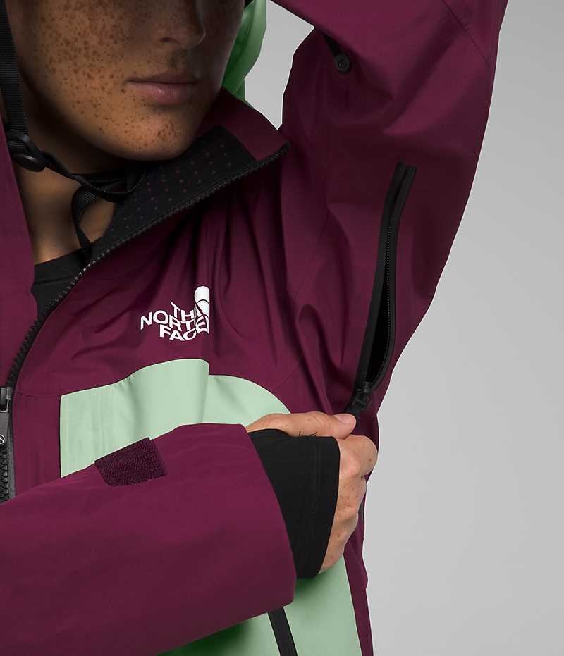 Chaquetas Aislantes The North Face Summit Series Verbier GTX Mujer Fucsia Verde Menta | CL-CXITK