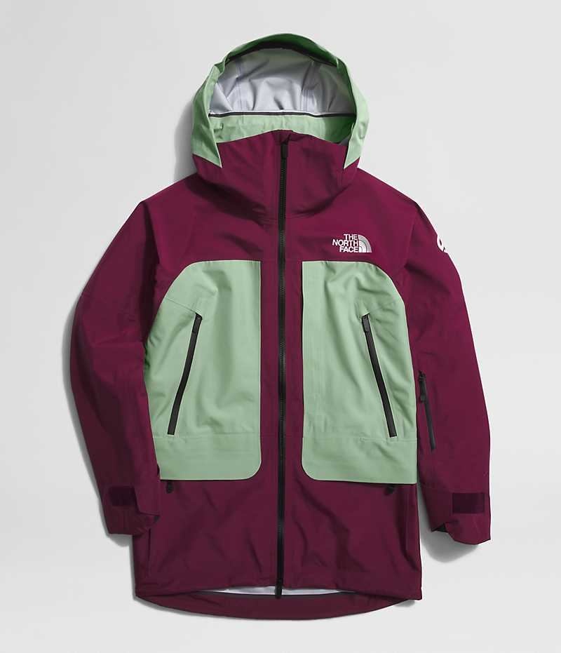 Chaquetas Aislantes The North Face Summit Series Verbier GTX Mujer Fucsia Verde Menta | CL-CXITK