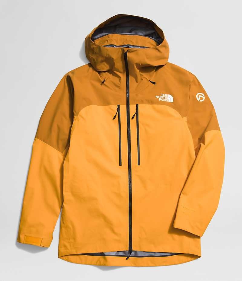 Chaquetas Aislantes The North Face Summit Series Pumori GTX Pro Hombre Doradas Amarillo | CHILE-RZOGJ