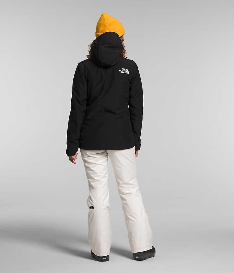 Chaquetas Aislantes The North Face ThermoBall™ Eco Snow Triclimate® Mujer Negras | CL-EOXIN