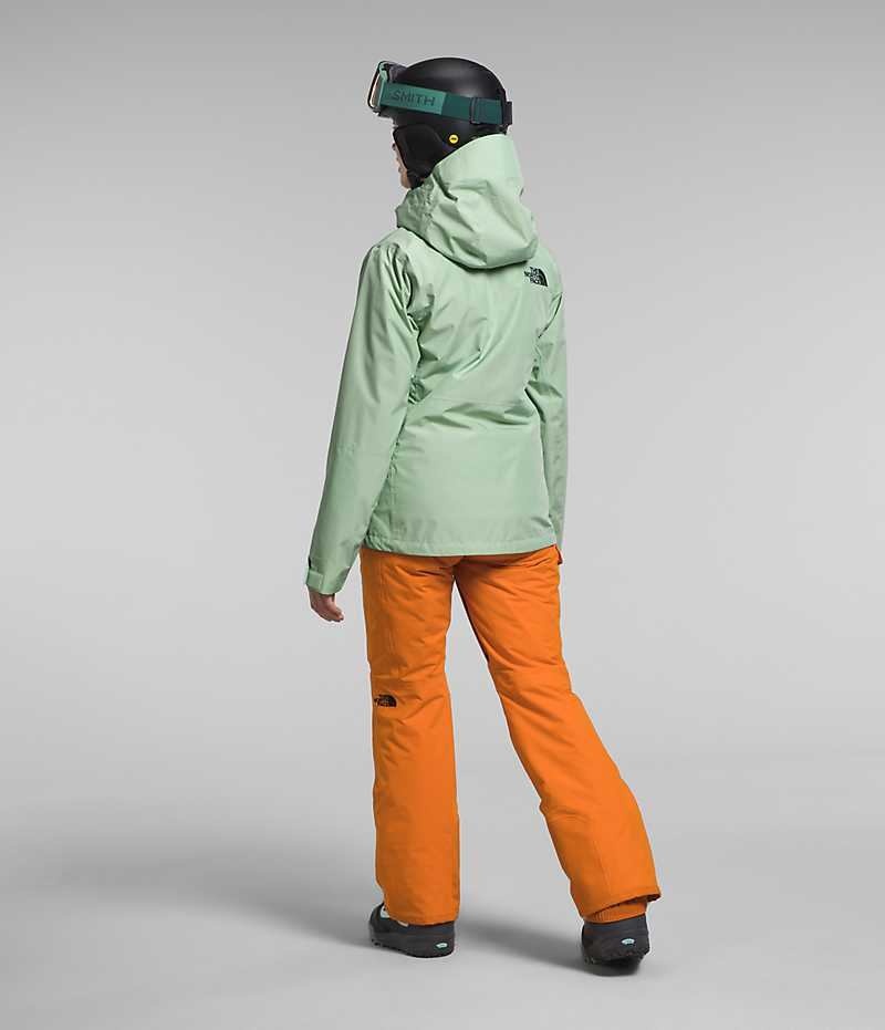 Chaquetas Aislantes The North Face ThermoBall™ Eco Snow Triclimate® Mujer Verde Menta | CL-SDKFV