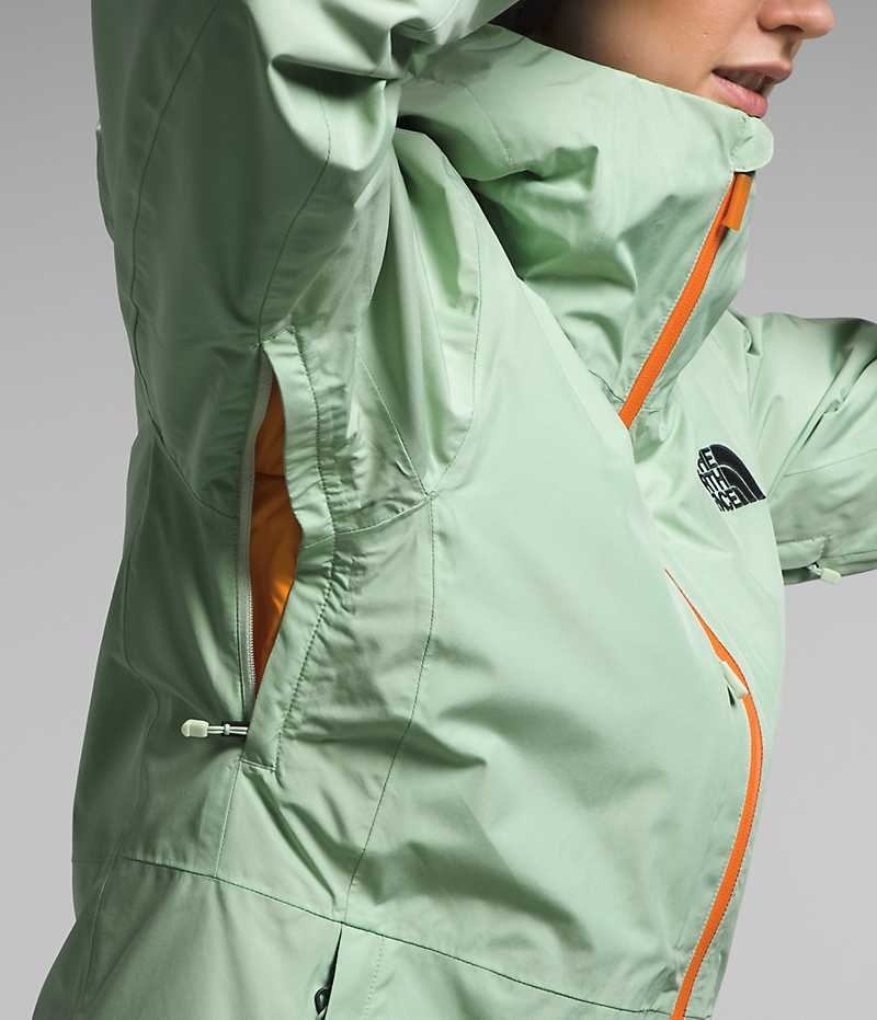 Chaquetas Aislantes The North Face ThermoBall™ Eco Snow Triclimate® Mujer Verde Menta | CL-SDKFV