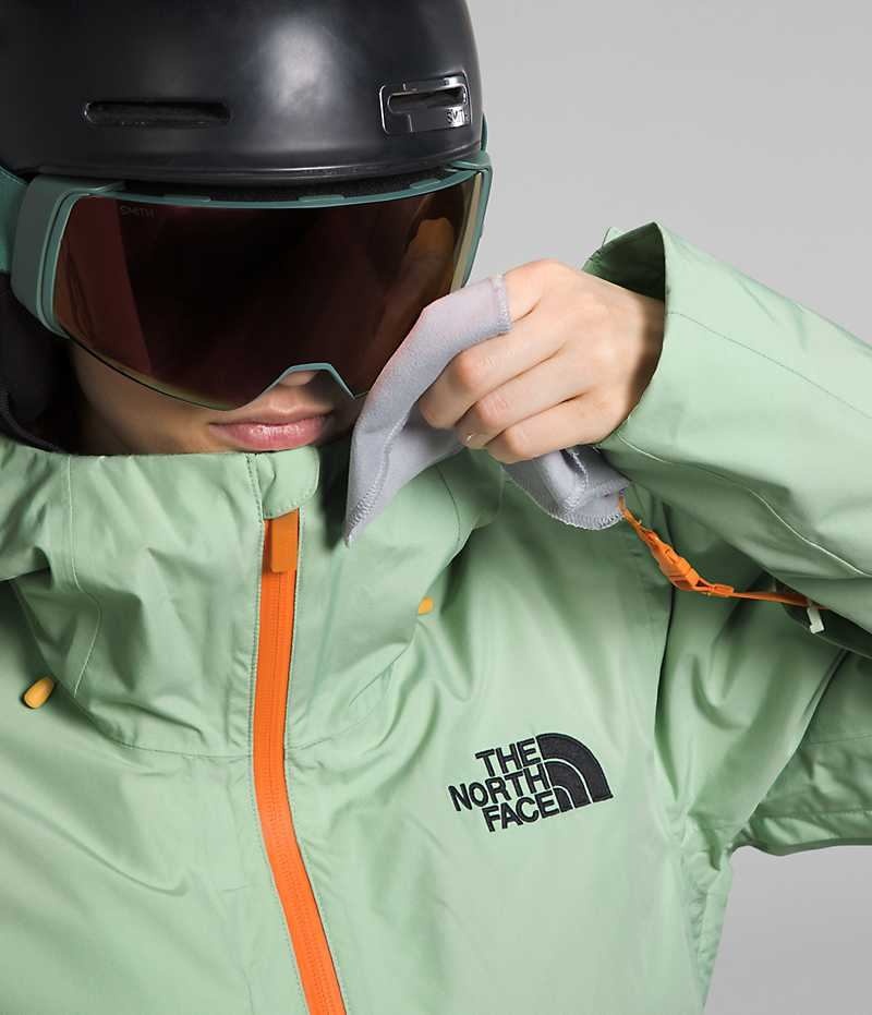 Chaquetas Aislantes The North Face ThermoBall™ Eco Snow Triclimate® Mujer Verde Menta | CL-SDKFV