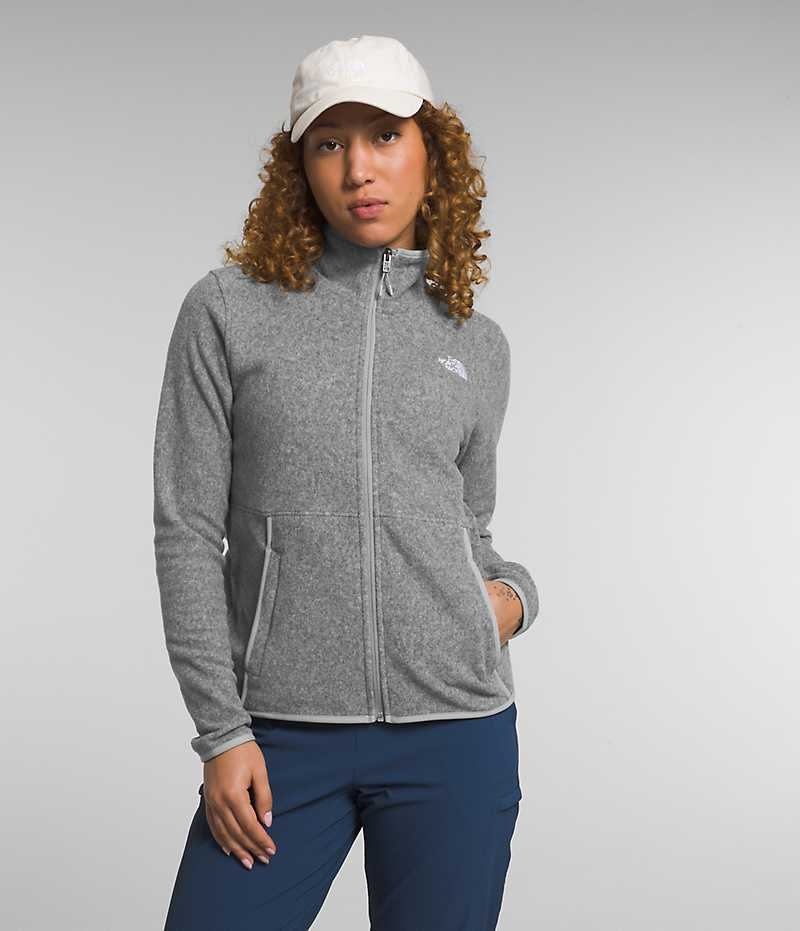 Chaquetas De Lana The North Face Alpine Polartec® 100 Mujer Gris | CL-XHQBN