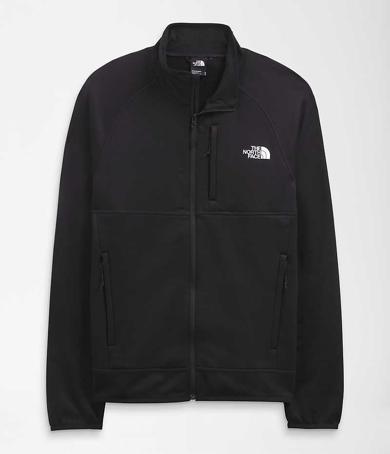 Chaquetas De Lana The North Face Canyonlands Full-Zip Hombre Negras | CL-QEVAT