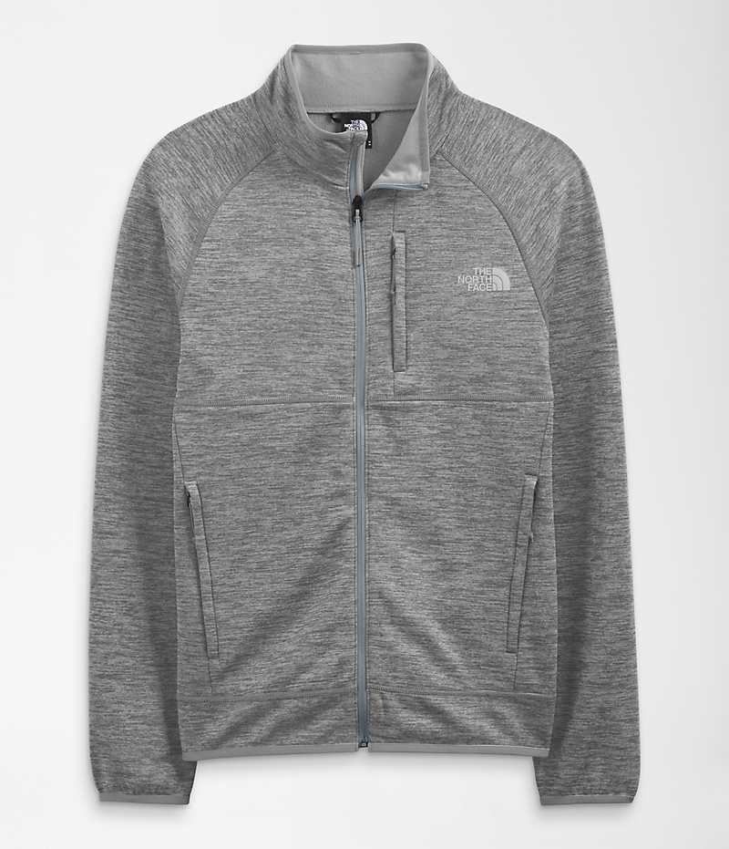 Chaquetas De Lana The North Face Canyonlands Full-Zip Hombre Gris | CHILE-GOVXJ