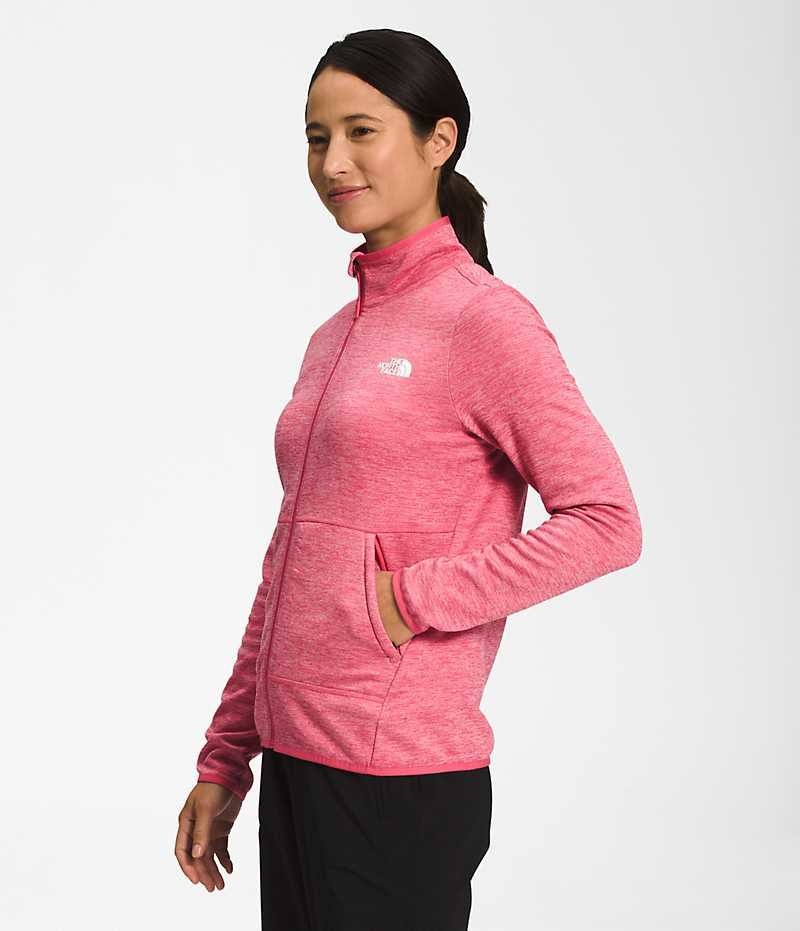 Chaquetas De Lana The North Face Canyonlands Full-Zip Mujer Rosas | CHILE-VOQWG