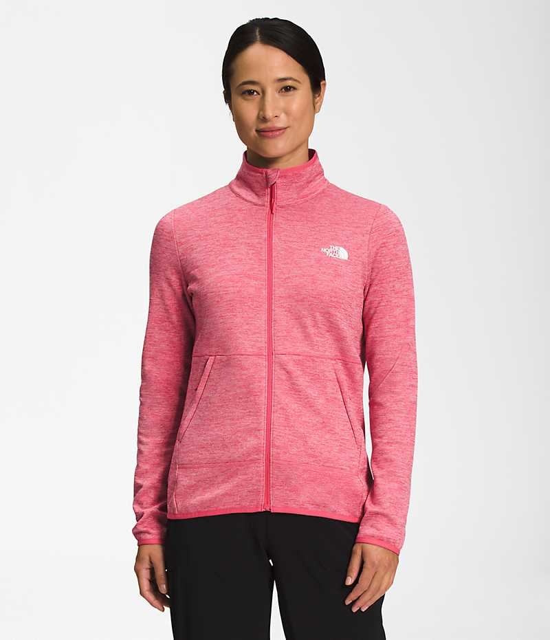 Chaquetas De Lana The North Face Canyonlands Full-Zip Mujer Rosas | CHILE-VOQWG