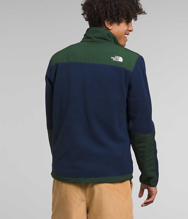 Chaquetas De Lana The North Face Denali Hombre Azul Marino Verde | CHILE-MPWAC