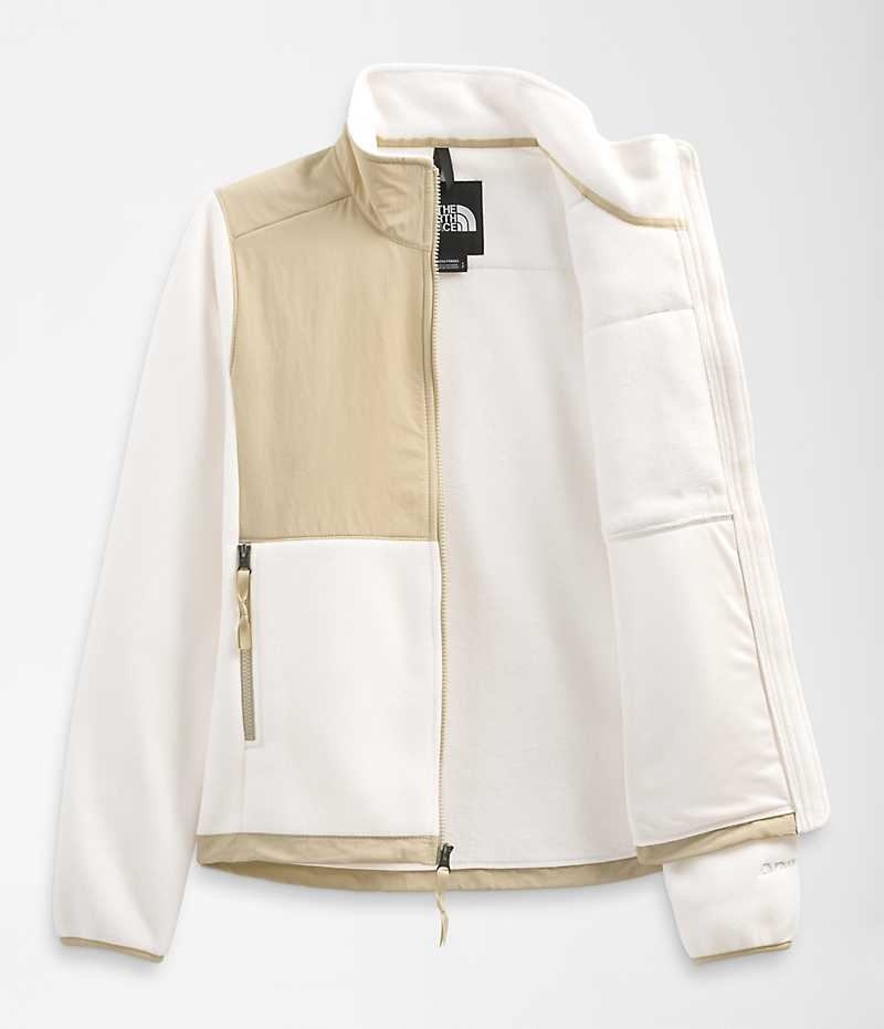 Chaquetas De Lana The North Face Denali Mujer Blancas | CL-TFJUM