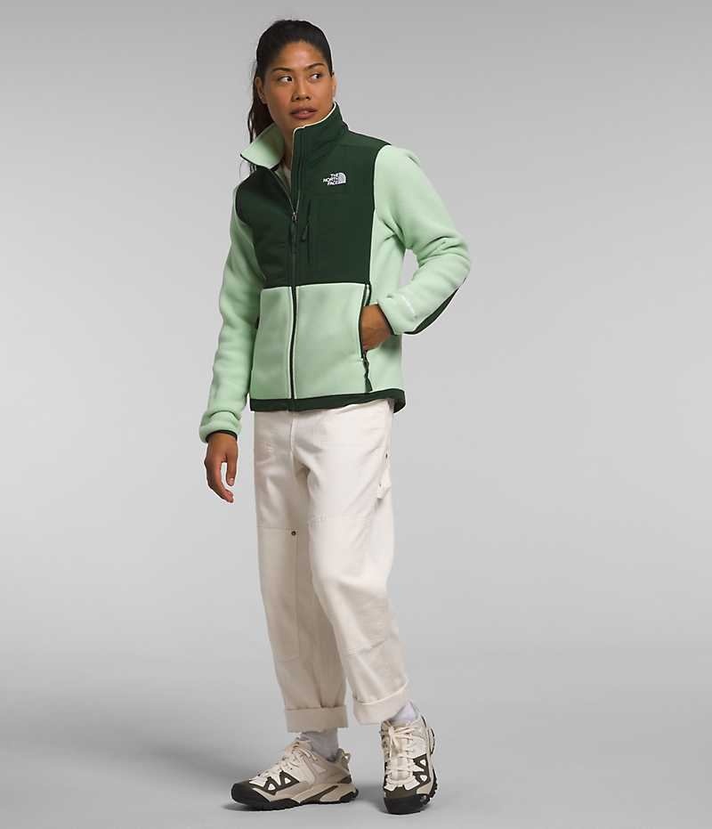 Chaquetas De Lana The North Face Denali Mujer Verde | CHILE-PJGUO