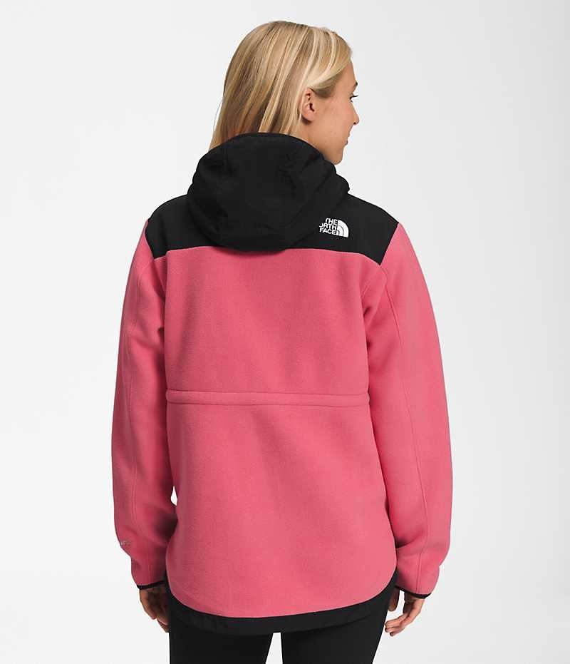 Chaquetas De Lana The North Face Denali Hoodie Mujer Rosas | CHILE-HZKGN