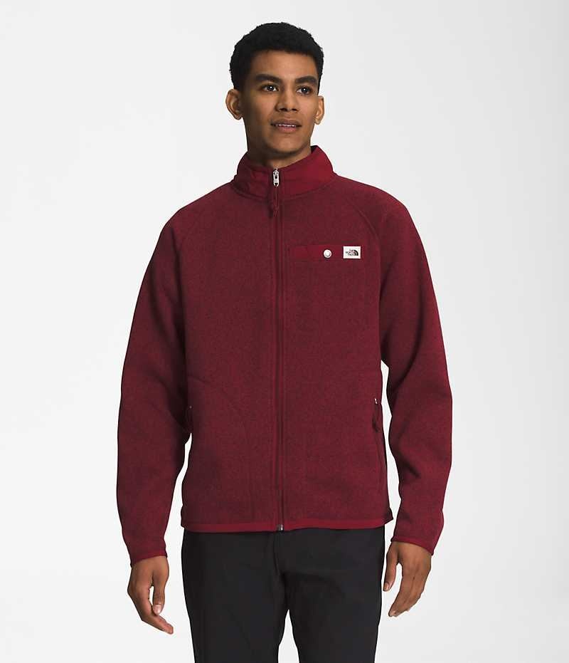 Chaquetas De Lana The North Face Gordon Lyons Full-Zip Hombre Rojas | CL-IWZSQ