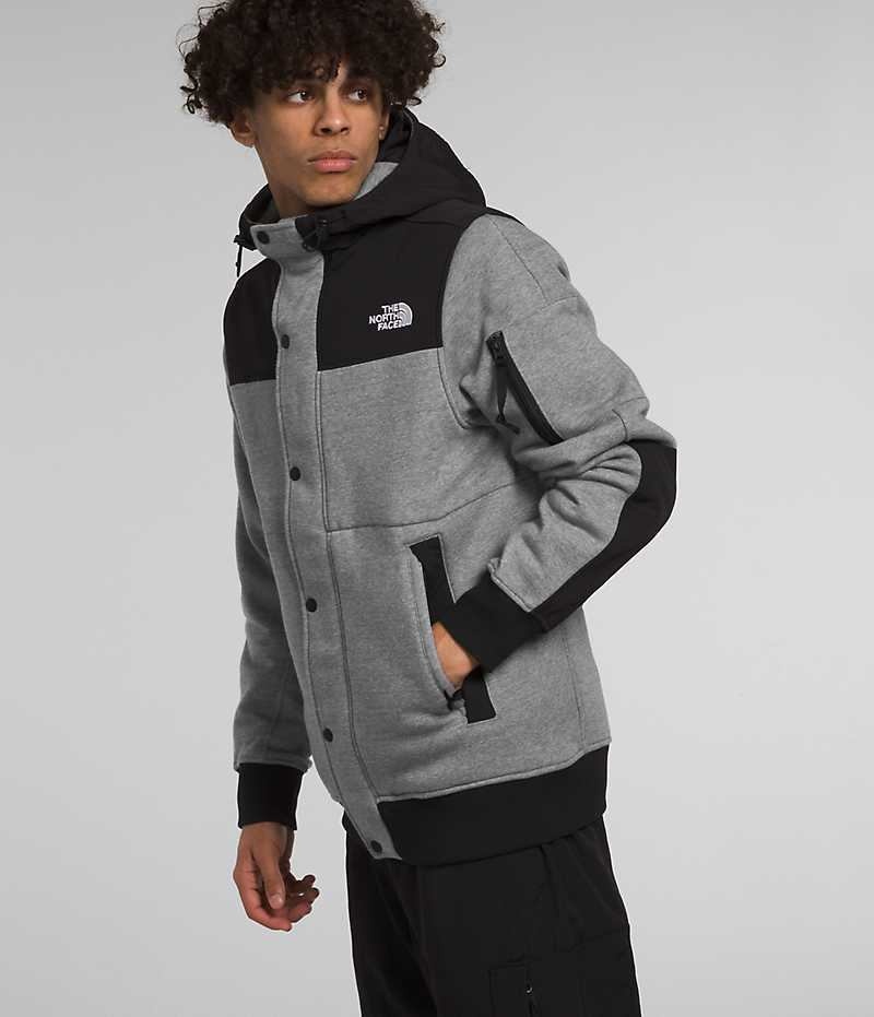 Chaquetas De Lana The North Face Highrail Hombre Gris Negras | CL-MOKID