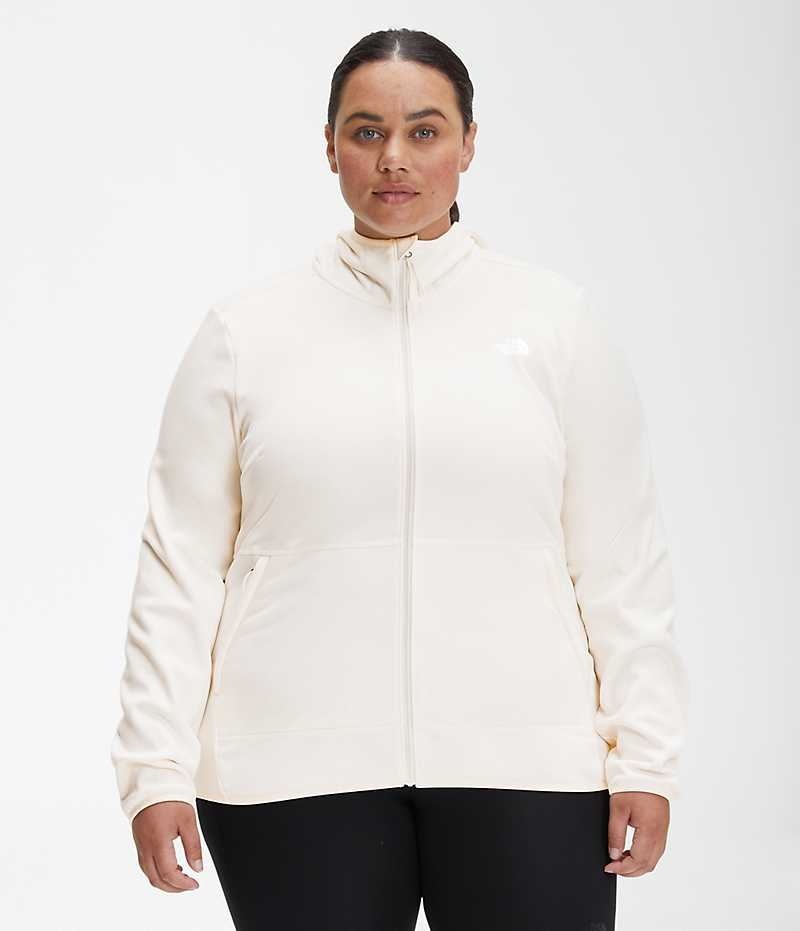 Chaquetas De Lana The North Face Plus Canyonlands Hoodie Mujer Blancas | CHILE-INDGX