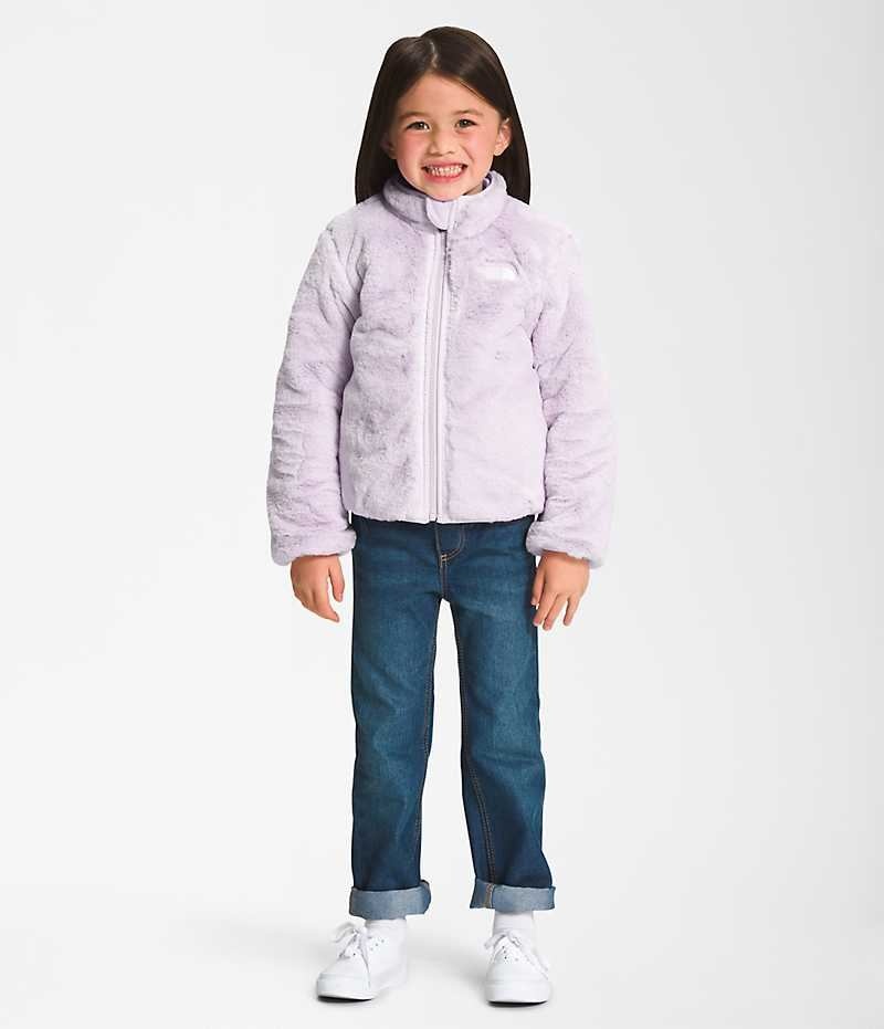 Chaquetas De Lana The North Face Reversible Mossbud Niña Lavanda | CHILE-RQPKN