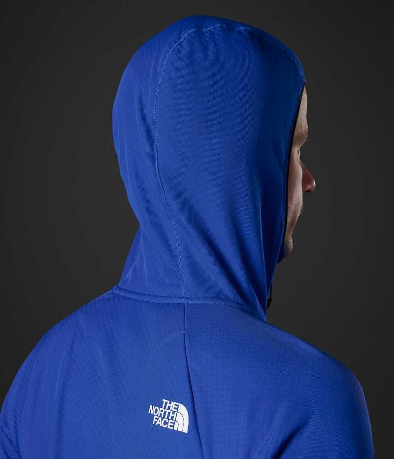 Chaquetas De Lana The North Face Summit Series FUTUREFLEECE™ Full-Zip Hoodie Hombre Azules | CL-HNGCT