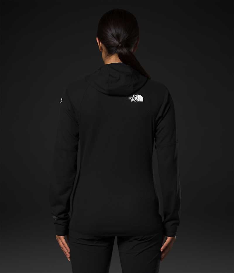 Chaquetas De Lana The North Face Summit Series FUTUREFLEECE™ Full-Zip Hoodie Mujer Negras | CHILE-KAIMH