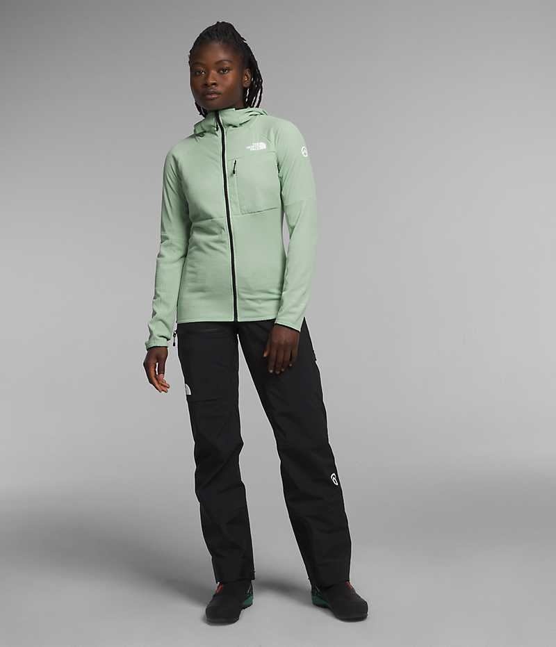 Chaquetas De Lana The North Face Summit Series FUTUREFLEECE™ Full-Zip Hoodie Mujer Verde Menta | CHILE-EGYLT