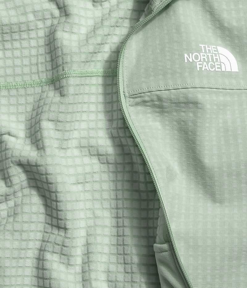 Chaquetas De Lana The North Face Tekware™ Grid Full-Zip Mujer Verde Menta | CHILE-QPKDS