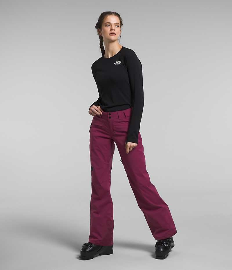 Pantalon The North Face Freedom Stretch Mujer Burdeos | CHILE-QUDCR