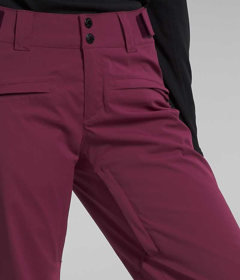 Pantalon The North Face Freedom Stretch Mujer Burdeos | CHILE-QUDCR