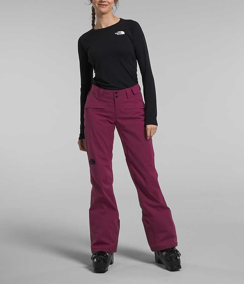 Pantalon The North Face Freedom Stretch Mujer Burdeos | CHILE-QUDCR