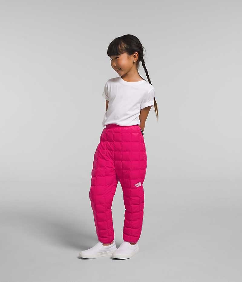 Pantalon The North Face Reversible ThermoBall™ Niña Rosas | CL-FTUAZ