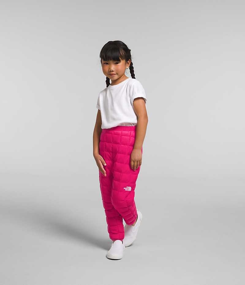 Pantalon The North Face Reversible ThermoBall™ Niña Rosas | CL-FTUAZ