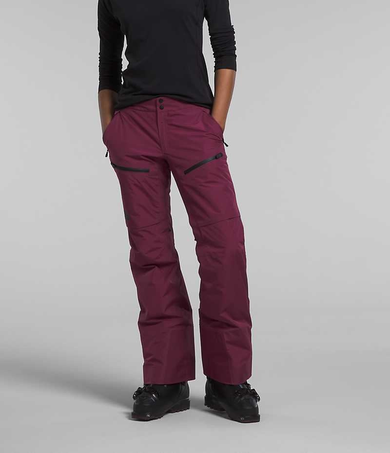 Pantalones Aislamiento The North Face Dawnstrike GTX Mujer Burdeos | CHILE-AIHUC