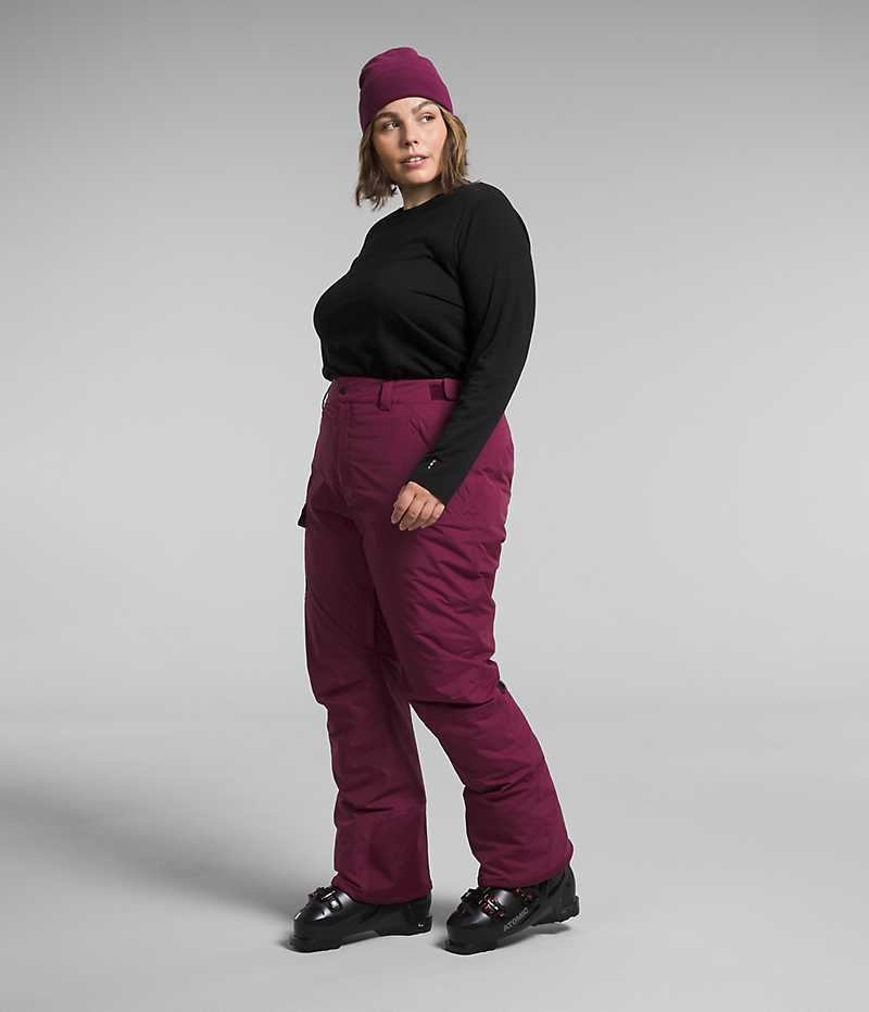 Pantalones Aislamiento The North Face Plus Freedom Mujer Fucsia | CL-TXPFY