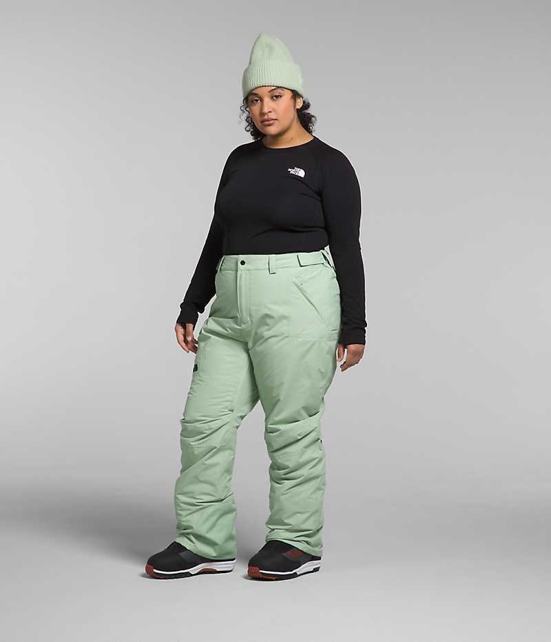 Pantalones Aislamiento The North Face Plus Freedom Mujer Verde Menta | CL-JSFWC