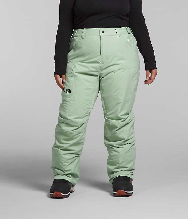 Pantalones Aislamiento The North Face Plus Freedom Mujer Verde Menta | CL-JSFWC