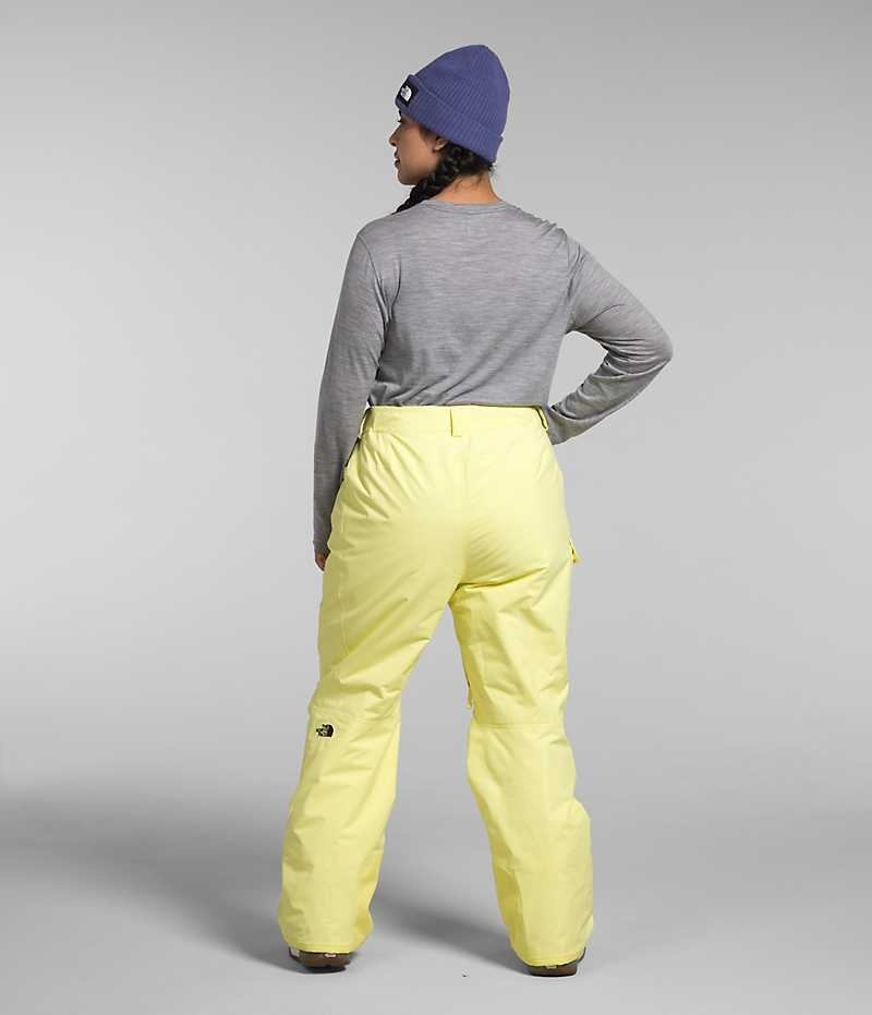 Pantalones Aislamiento The North Face Plus Freedom Mujer Amarillo | CL-OCUIR