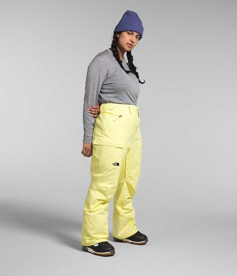 Pantalones Aislamiento The North Face Plus Freedom Mujer Amarillo | CL-OCUIR