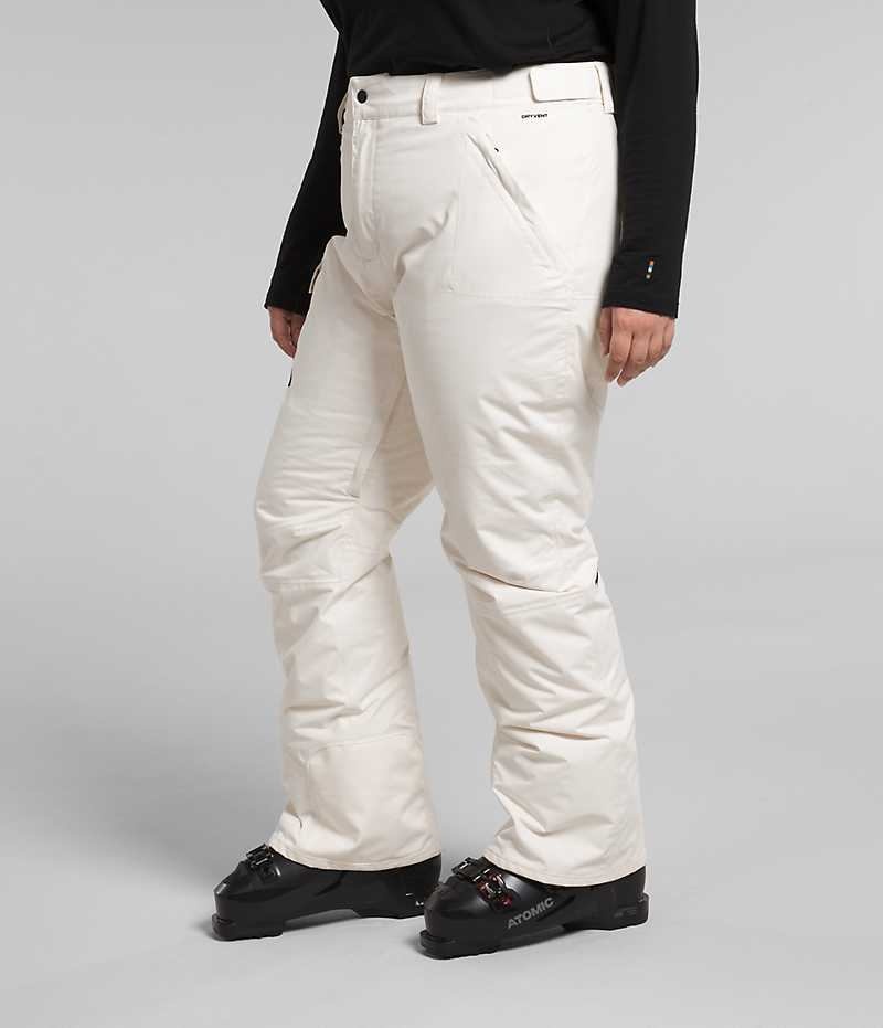 Pantalones Aislamiento The North Face Plus Freedom Mujer Blancas | CHILE-WTEQI