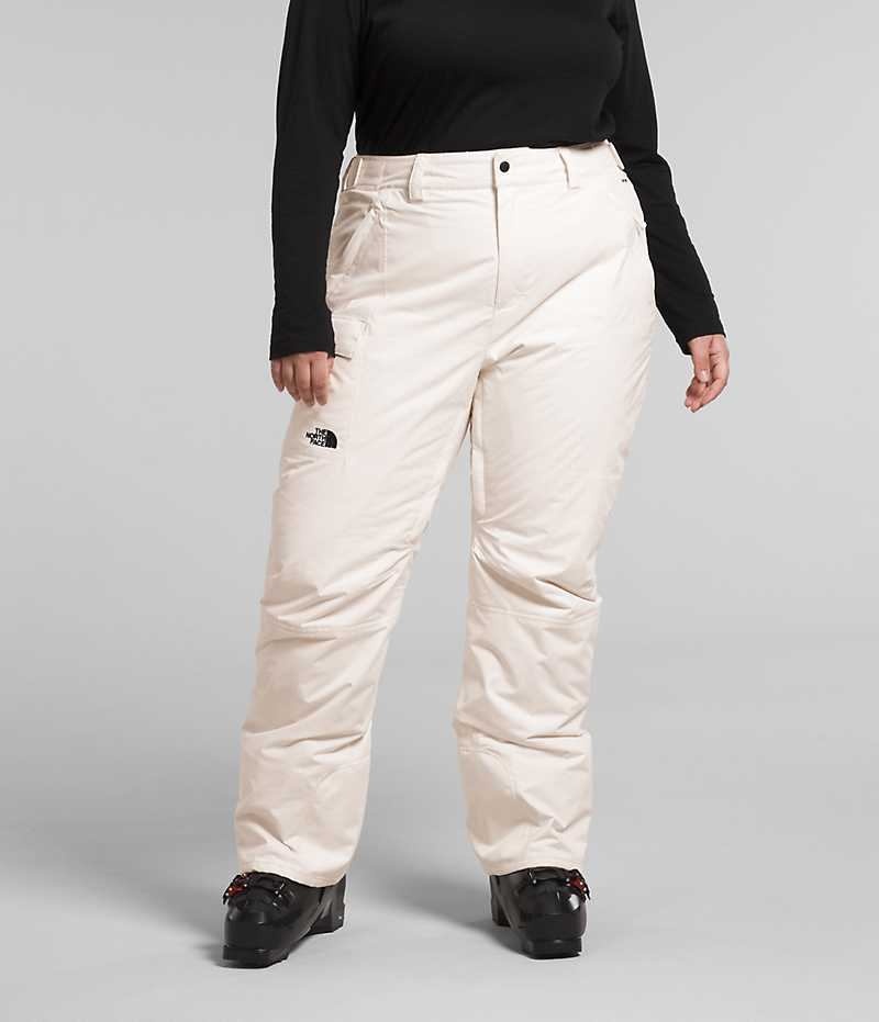 Pantalones Aislamiento The North Face Plus Freedom Mujer Blancas | CHILE-WTEQI