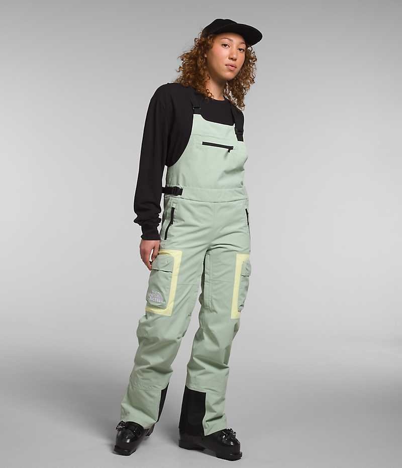 Pantalones Babero The North Face Dragline Mujer Verde Menta | CL-OAZPW