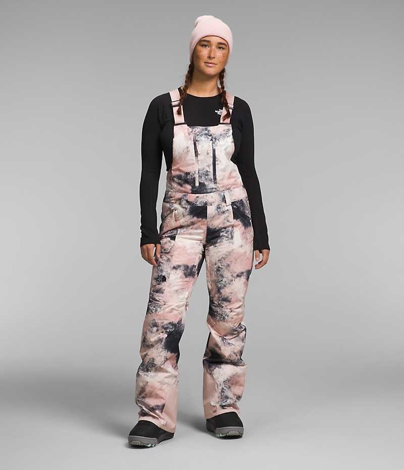 Pantalones Babero The North Face Freedom Insulated Mujer Rosas | CL-FJZEU