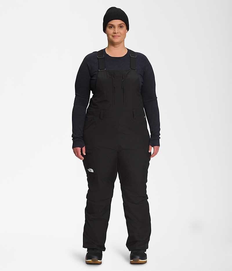 Pantalones Babero The North Face Plus Freedom Insulated Mujer Negras | CL-WDXGZ