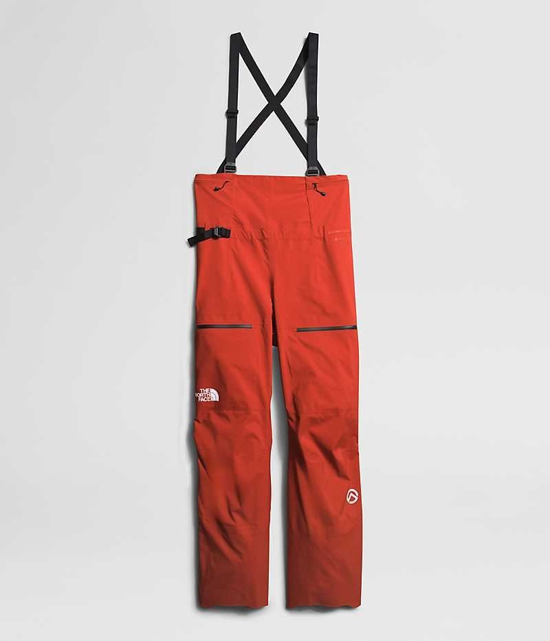 Pantalones Babero The North Face Summit Series Pumori GTX Pro Mujer Rojas | CL-GXMVT