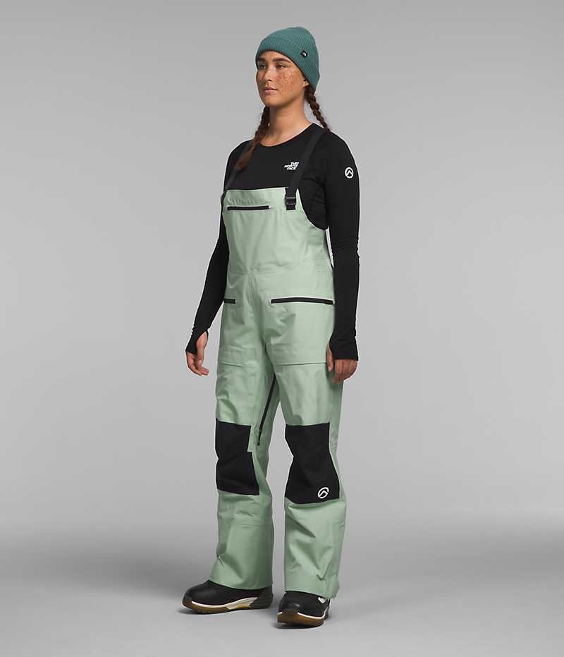 Pantalones Babero The North Face Summit Series Verbier GTX Mujer Verde Menta | CHILE-WQUYD