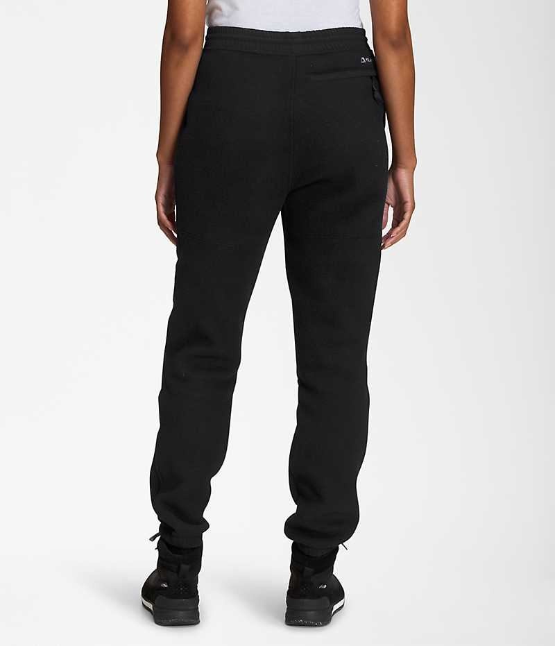 Pantalones De Vellón The North Face Denali Mujer Negras | CL-XOQZR