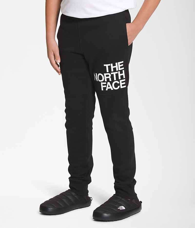 Pantalones Jogger The North Face Camp Fleece Niño Negras | CHILE-OXIVC