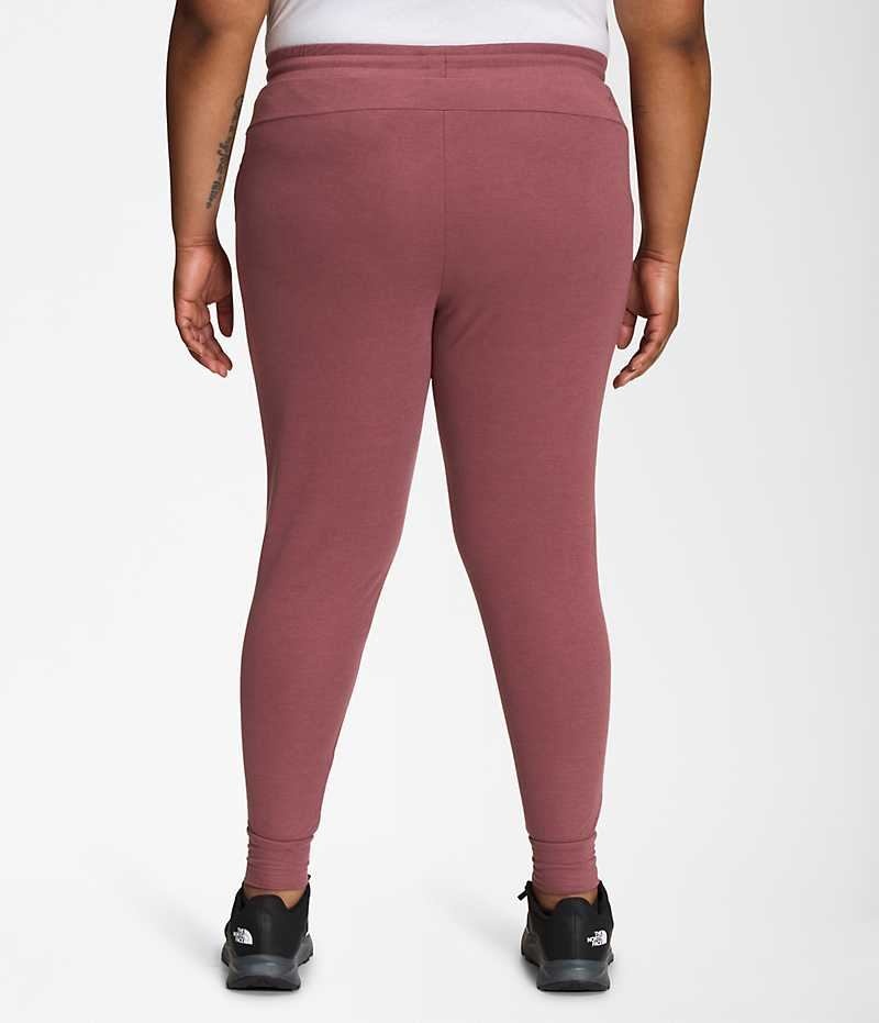 Pantalones Jogger The North Face Plus Westbrae Knit Mujer Rojas | CHILE-LDJAR