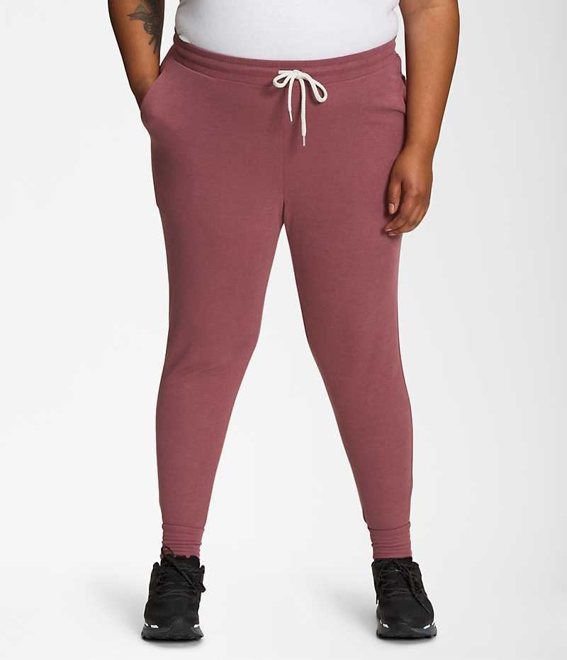 Pantalones Jogger The North Face Plus Westbrae Knit Mujer Rojas | CHILE-LDJAR