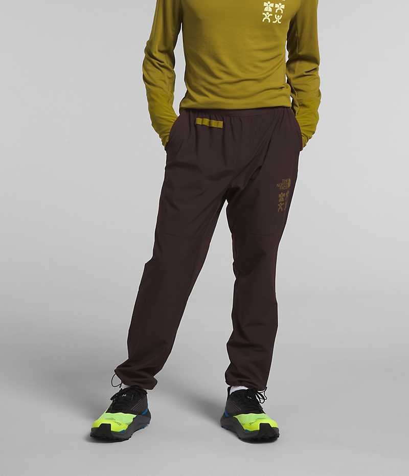 Pantalones Jogger The North Face Trailwear OKT Hombre Marrones | CHILE-CHOSW