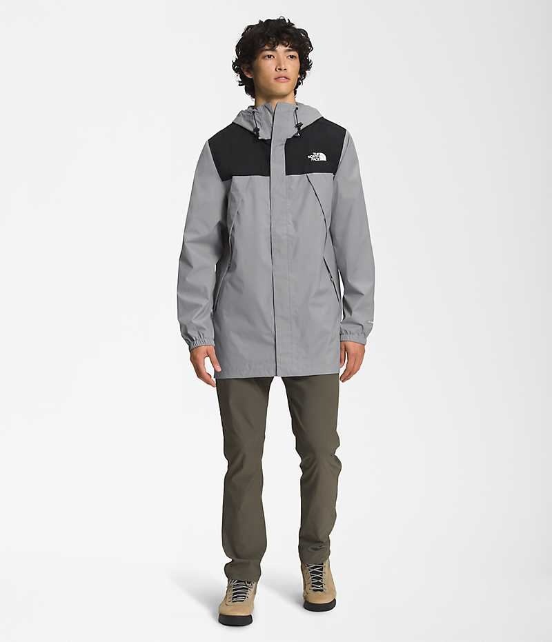 Parka The North Face Antora Hombre Negras Gris | CHILE-EBINF